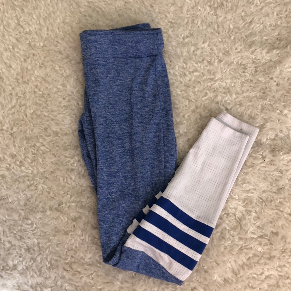 Bombshell light blue leggings, xs, lightly work
